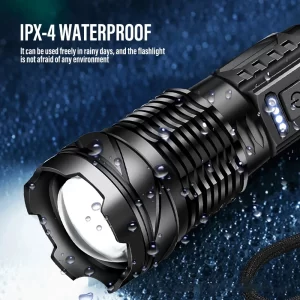 High Power Tactical Led Emergency Warnings Flashlight Light