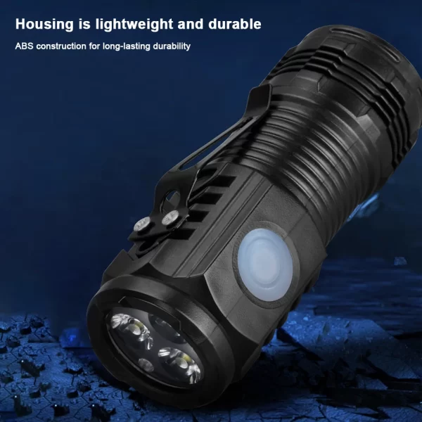 Hat Clip Light USB C Rechargeable with Clip Hands-Free Flashlight IPX4 Waterproof 3 Light Modes for EDC Camping Hiking Emergency - Image 5