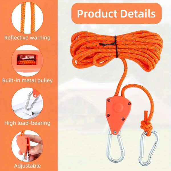 Adjustable Camping Rope Pulley - Image 5